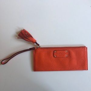 Fun Orange Kate Spade Wristlet